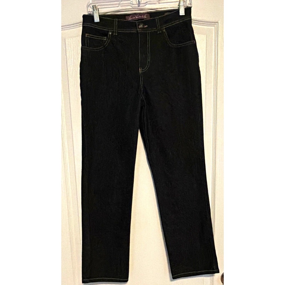 Gloria Vanderbilt Amanda Jeans Womens 6P Petite Dark Wash Denim